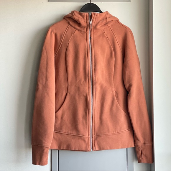 lululemon athletica Tops - LULULEMON Scuba Full-Zip Hoodie - Terracotta